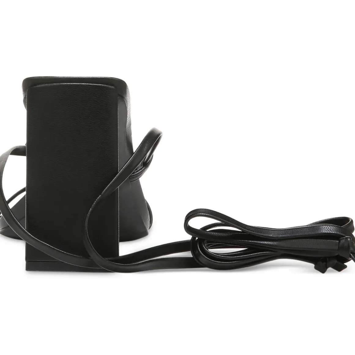 AURORAA Faux Leather Strappy Block Heel