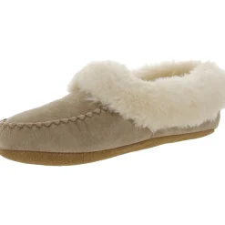 Australian Bootie II Suede Faux Fur Lined Moccasin Slippers