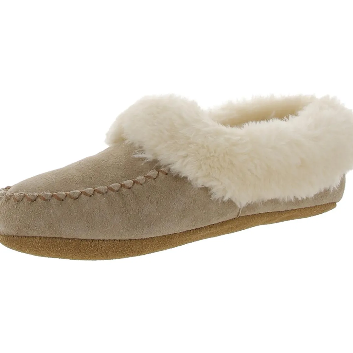 Australian Bootie II Suede Faux Fur Lined Moccasin Slippers