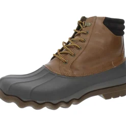 Avenue Duck Leather Outdoor Ankle Boots