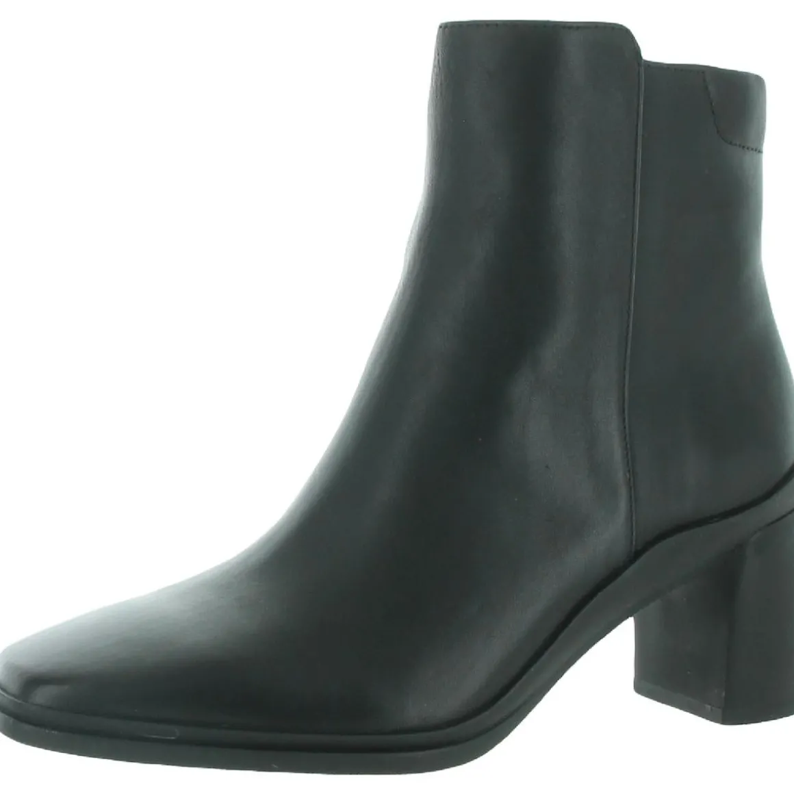 AVERY Padded Insole Block Heel Ankle Boots
