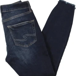 Avery Skinny Distressed High Rise Skinny Pants