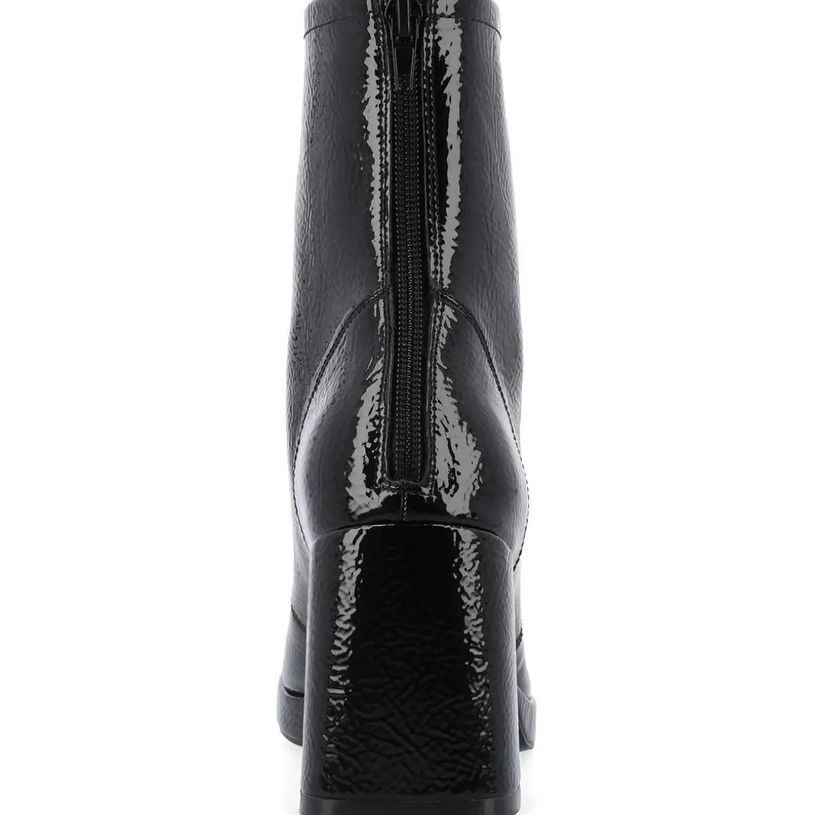 Aylani Block Heel Faux Leather Mid-Calf Boots