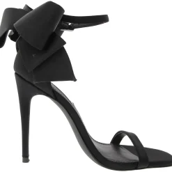 Babylon Bow Satin Heels