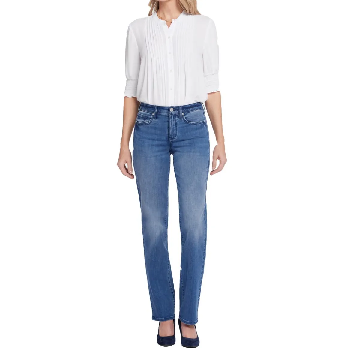 Bailey Relaxed Denim Straight Leg Jeans