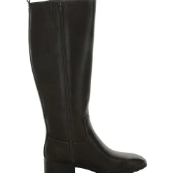 Barile Solid Faux Leather Knee-High Boots