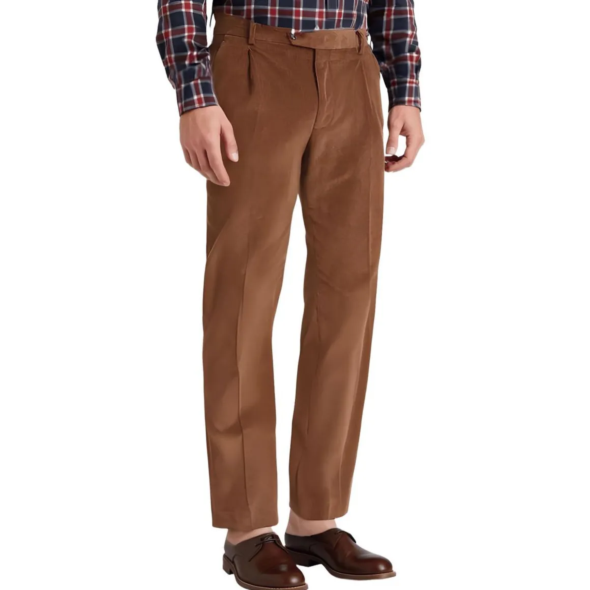 Barr Pleated Corduroy Dress Pants