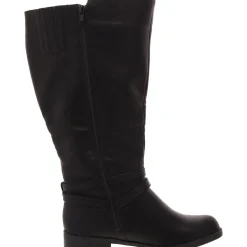 Bay Plus Plus Extra Wide Calf Leather Knee-High Boots