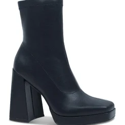 Beautee Square Toe Block Heel Booties