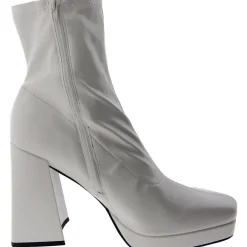 Beautee Square Toe Block Heel Booties