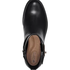 BECCAAP Faux Leather Ankle Boots