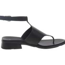 Beck Leather Thong Block Heel