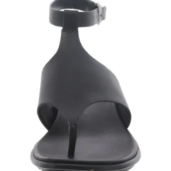 Beck Leather Thong Block Heel