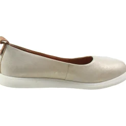Bella Leather Slip On Flat Shoes