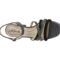 Belle Rhinestone Strappy Heels