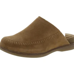 Bellflower Suede Shearling Lined Slide Slippers