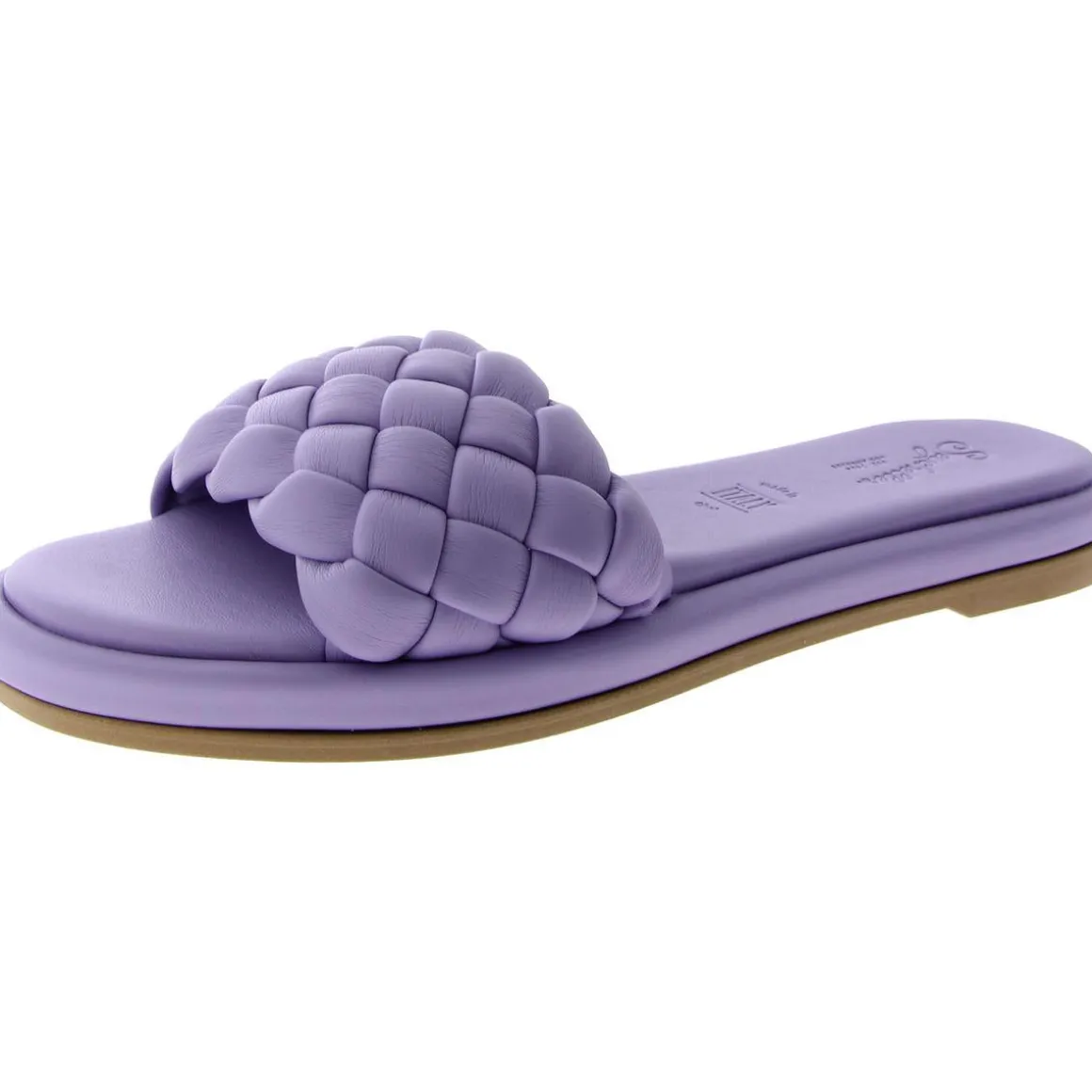 Bellissima Woven Slide Flat Sandals