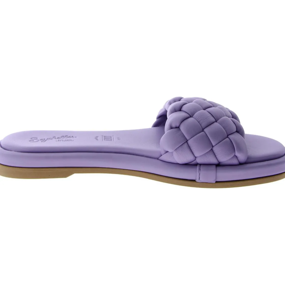 Bellissima Woven Slide Flat Sandals