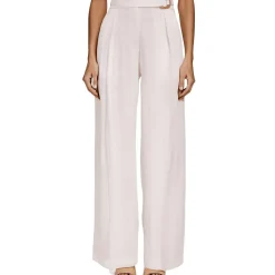 Belted Suit Separate Wide Leg Pants