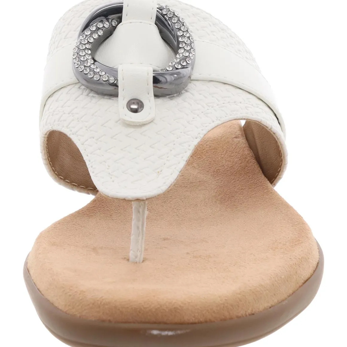 Benedict Faux Leather Thong Sandals