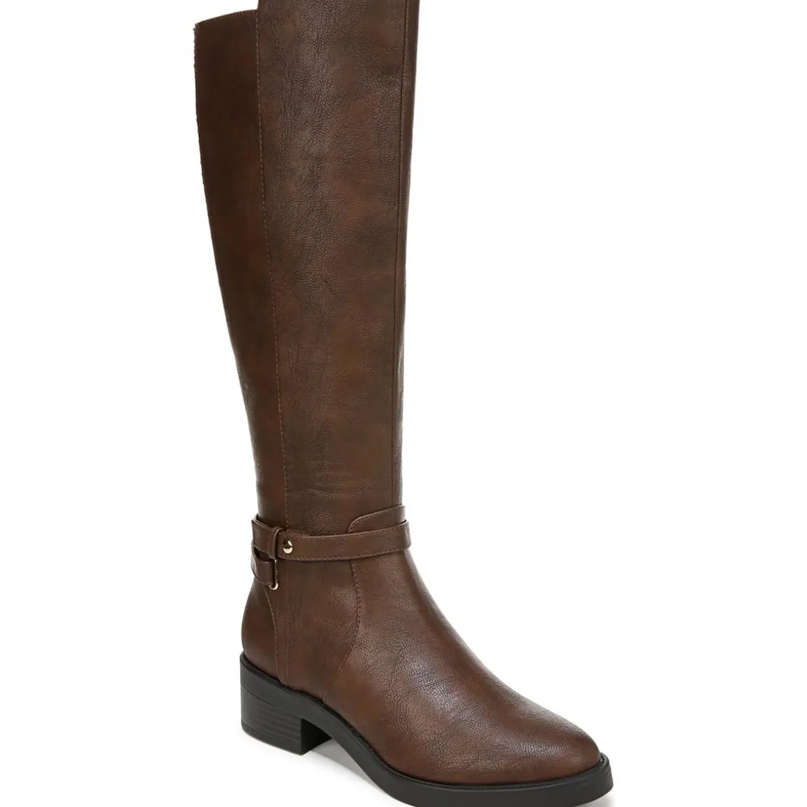 Berkley Wide Calf Faux Leather Knee-High Boots