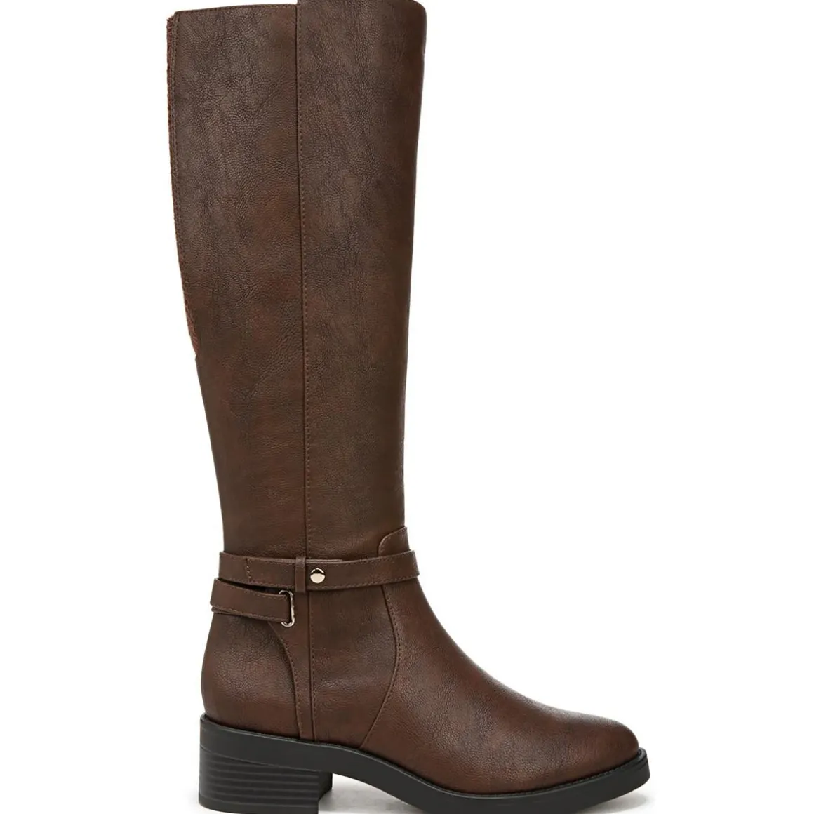 Berkley Wide Calf Faux Leather Knee-High Boots