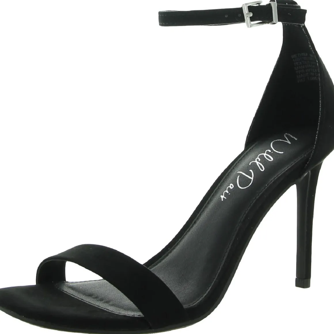 Bethie Faux Suede Square Toe Heels