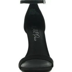 Bethie Faux Suede Square Toe Heels