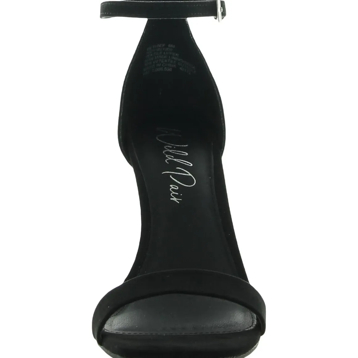 Bethie Faux Suede Square Toe Heels