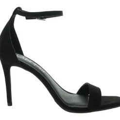 Bethie Faux Suede Square Toe Heels