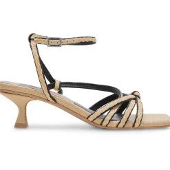 Bev Braid Adjustable Leather Heels