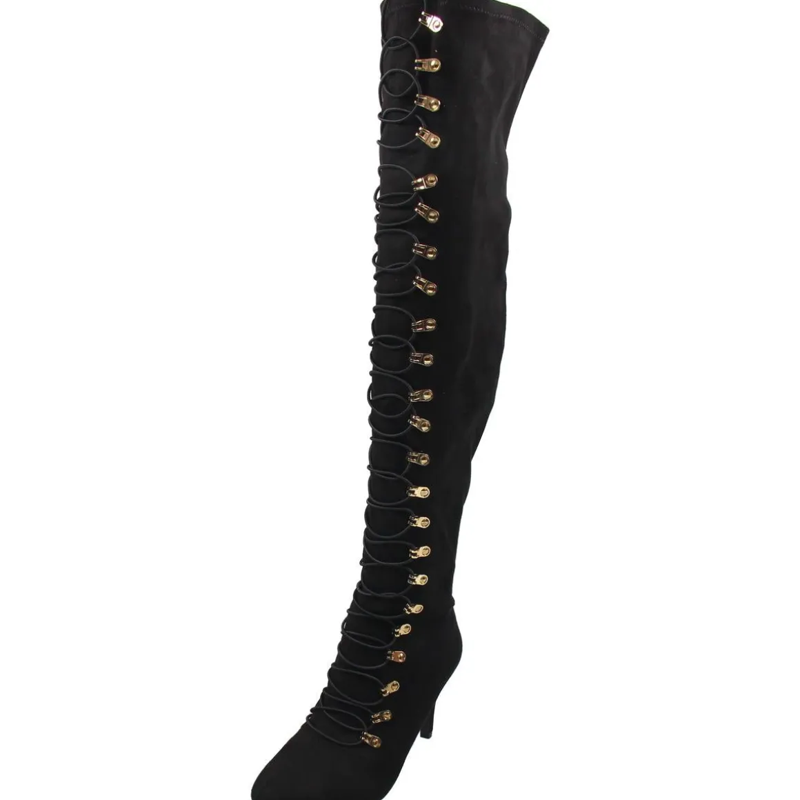 BHFO Lace-Up Over-The-Knee Boots