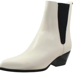 BHFO Logo Leather Ankle Boots