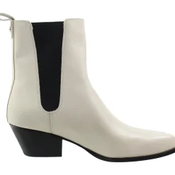 BHFO Logo Leather Ankle Boots