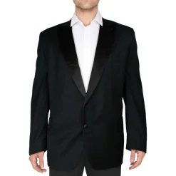 Big & Tall Leary Stretch Wool Two-Button Blazer