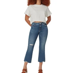 Billie Distressed Denim Bootcut Jeans