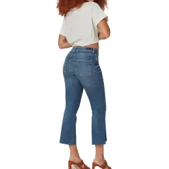 Billie Distressed Denim Bootcut Jeans