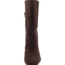 Billow Block Heel Zipper Mid-Calf Boots