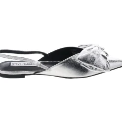 Bimbi Faux Leather Metallic Slingbacks