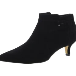 BINDI Suede Zipper Booties