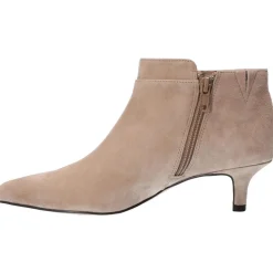 BINDI Suede Zipper Booties