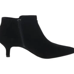 BINDI Suede Zipper Booties