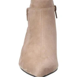 BINDI Suede Zipper Booties