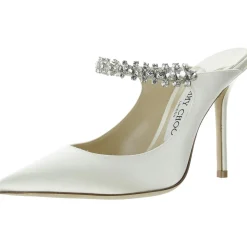 Bing 100 Rhinestone Pointed Toe Mules