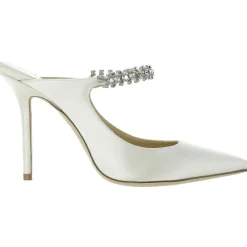 Bing 100 Rhinestone Pointed Toe Mules