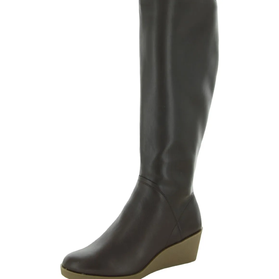 Binocular Suede Cold-Weather Knee-High Boots