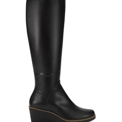Binocular Suede Cold-Weather Knee-High Boots