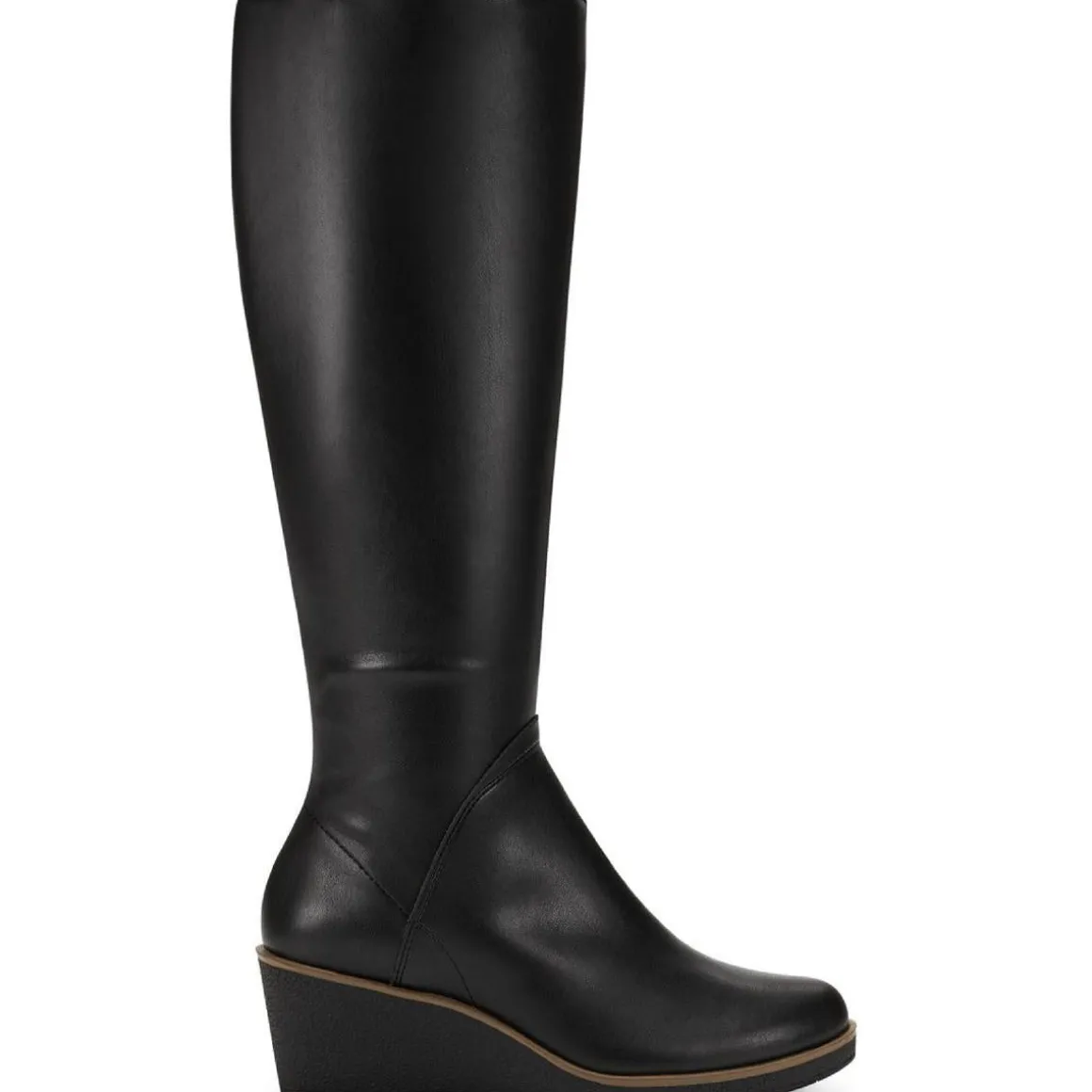 Binocular Suede Cold-Weather Knee-High Boots