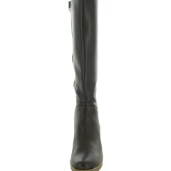 Binocular Suede Cold-Weather Knee-High Boots