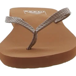 Bliss Nights Faux Leather Flip-Flops